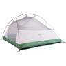 Палатка NATUREHIKE CLOUD UP 3 210T NH18T030-T трехместная с ковриком, зеленый, 6927595730621